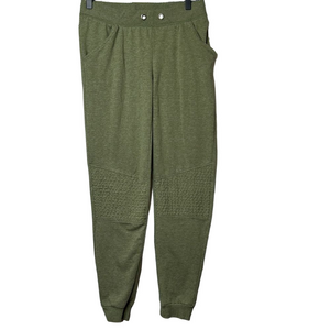 Versace 1969 Abbigliamento Sportivo Olive Green Jogger/Track Pants